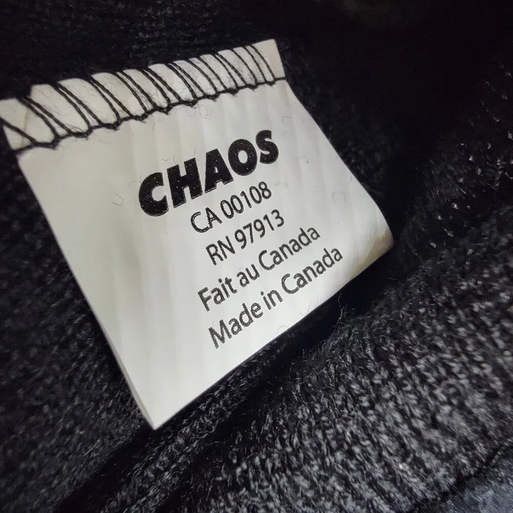 Chaos Peterson Snow Hat‎ Black One Size Winter Ski Skiing Outdoor